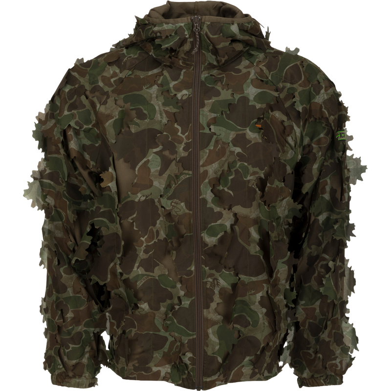 3D Leafy Jacket with Agion Active XL®, a camouflage jacket perfect for complete concealment while hunting.