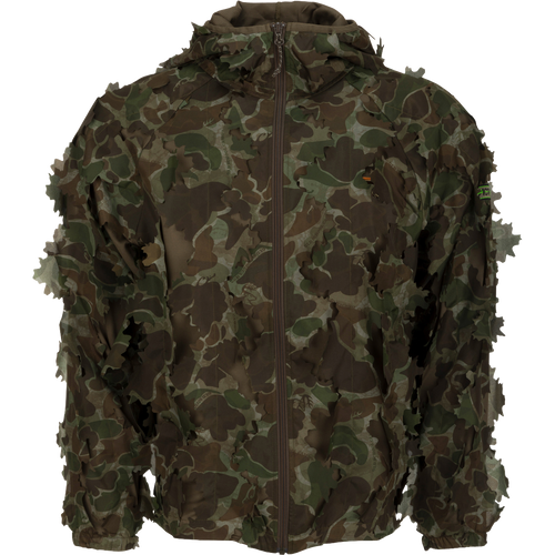3D Leafy Jacket with Agion Active XL®, a camouflage jacket perfect for complete concealment while hunting.