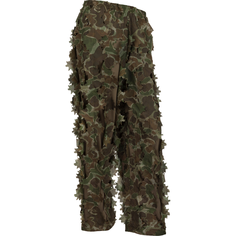 3D Leafy Pant with Agion Active XL™, a camouflage pant with cutout leafy pattern for complete concealment while hunting.