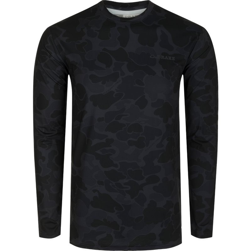 A lightweight, high-performance crew shirt with cooling, UPF 50, moisture-wicking, and quick-drying features. Perfect for outdoor activities.