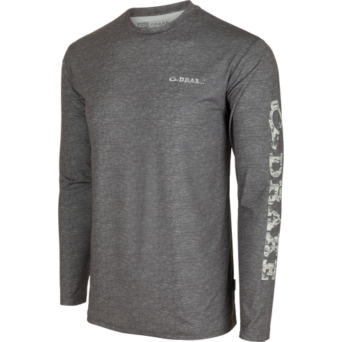A lightweight, high-performance crew shirt for all-year wear. Built-In Cooling, UPF 50, Moisture Wicking, Breathable Stretch, and Quick Drying. Perfect for water, field, or any outdoor activity.