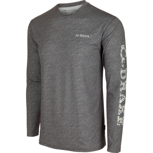A lightweight, high-performance crew shirt for all-year wear. Built-In Cooling, UPF 50, Moisture Wicking, Breathable Stretch, and Quick Drying. Perfect for water, field, or any outdoor activity.