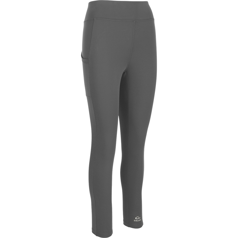 Women's Commando Solid Legging, a versatile high-performance legging with 4-way stretch fabric, a 4-inch waistband, and side stash pockets. Quick-drying and moisture-wicking for your next adventure.