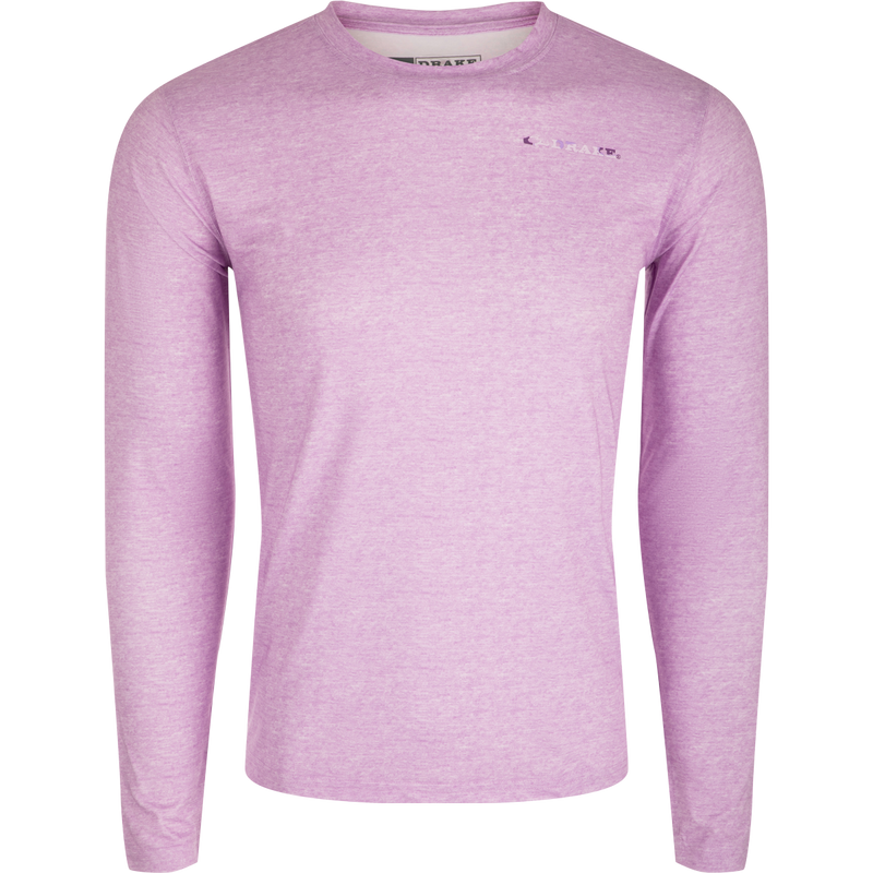 Youth Performance Crew Heather L/S shirt with built-in cooling, moisture-wicking, and UPF 50 sun protection. Lightweight and quick-drying fabric for ultimate functionality.