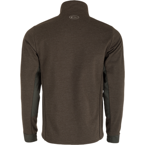 Hybrid Windproof Jacket: A functional, mid-weight jacket with a two-tone design. Features include a left chest pocket and zippered slash pockets. Perfect for cool fall days and nights.