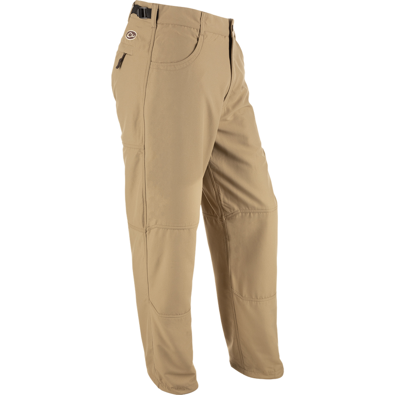 MST Jean Cut Wader Pant - Fleece-Lined, showcasing durable design with reinforced knee patches and zippered pockets, ideal for hunters seeking warmth and versatility under waders.
