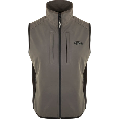 EST Windproof Tech Vest with a zipper and multiple pockets. This vest is a versatile and stylish option for outdoor activities and everyday wear.
