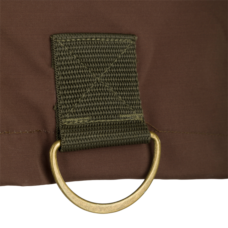 A close up of the McAlister G3 Flex 3-in-1 Waterfowler's Jacket, showcasing its versatile design and durable materials.