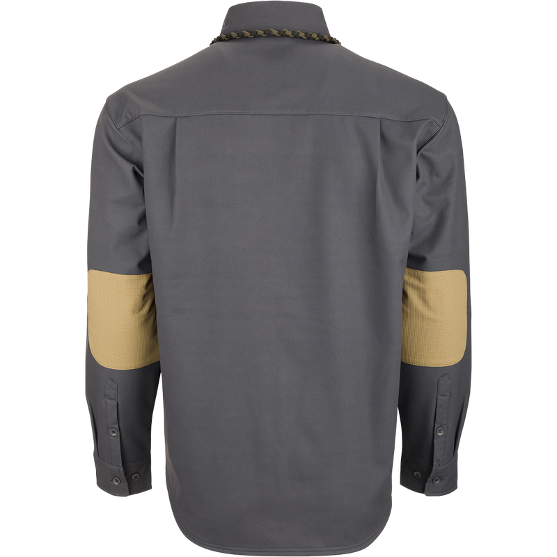 McAlister Microfleece Softshell Waterfowler's Shirt: A versatile shirt with windproof softshell fabric, gusseted underarm, and ample pocket storage for calls and essentials.